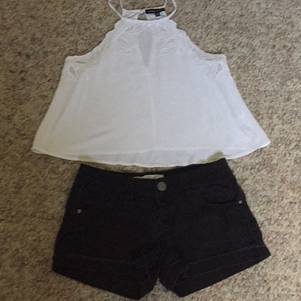 Shorts and top